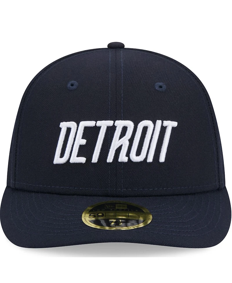 New Era Men's Navy Detroit Tigers 2024 City Connect Low Profile 59FIFTY Fitted Hat