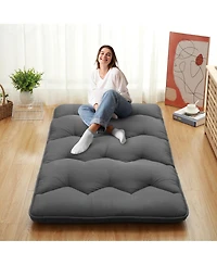 Caromio Futon Mattress Twin Size, Floor Mattress Pad Portable Dorm Sleeping Pad, 39"x 80"