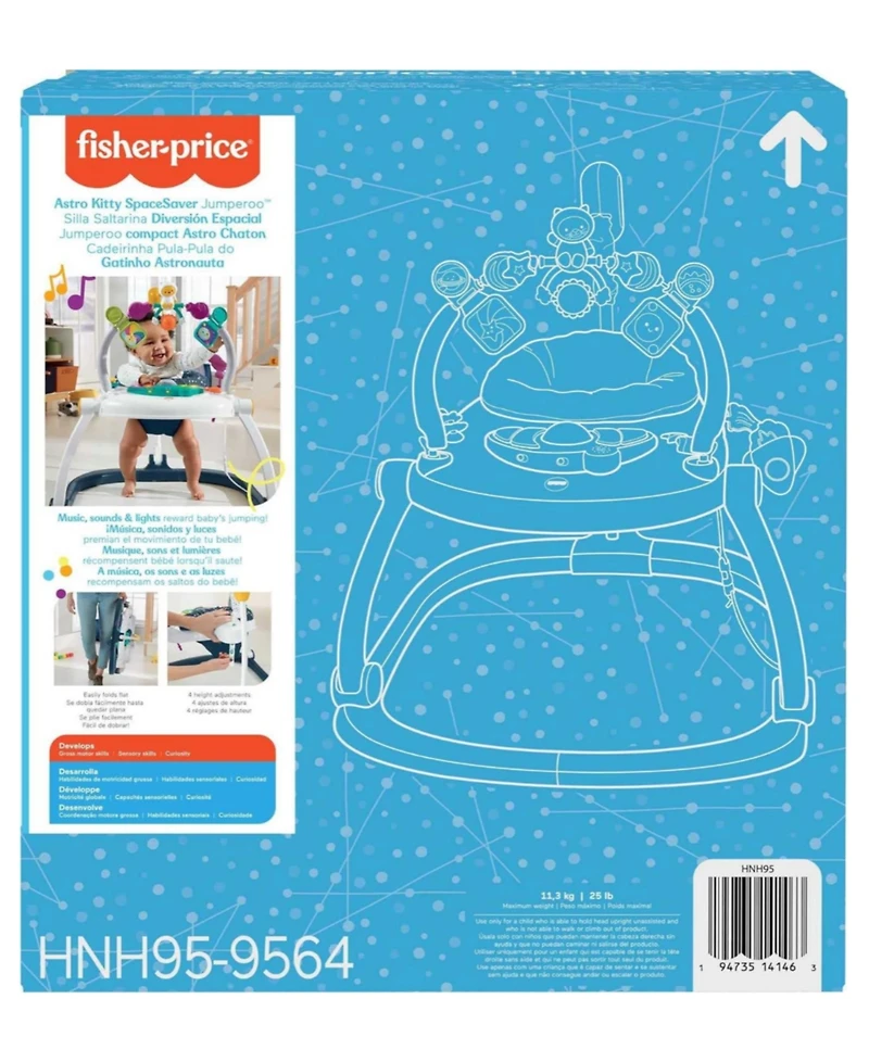 Fisher Price Astro Kitty Jumperoo Activity Center
