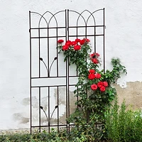 Streamdale Furniture Metal Garden Trellis 71"X17.7" for Climbing Plants