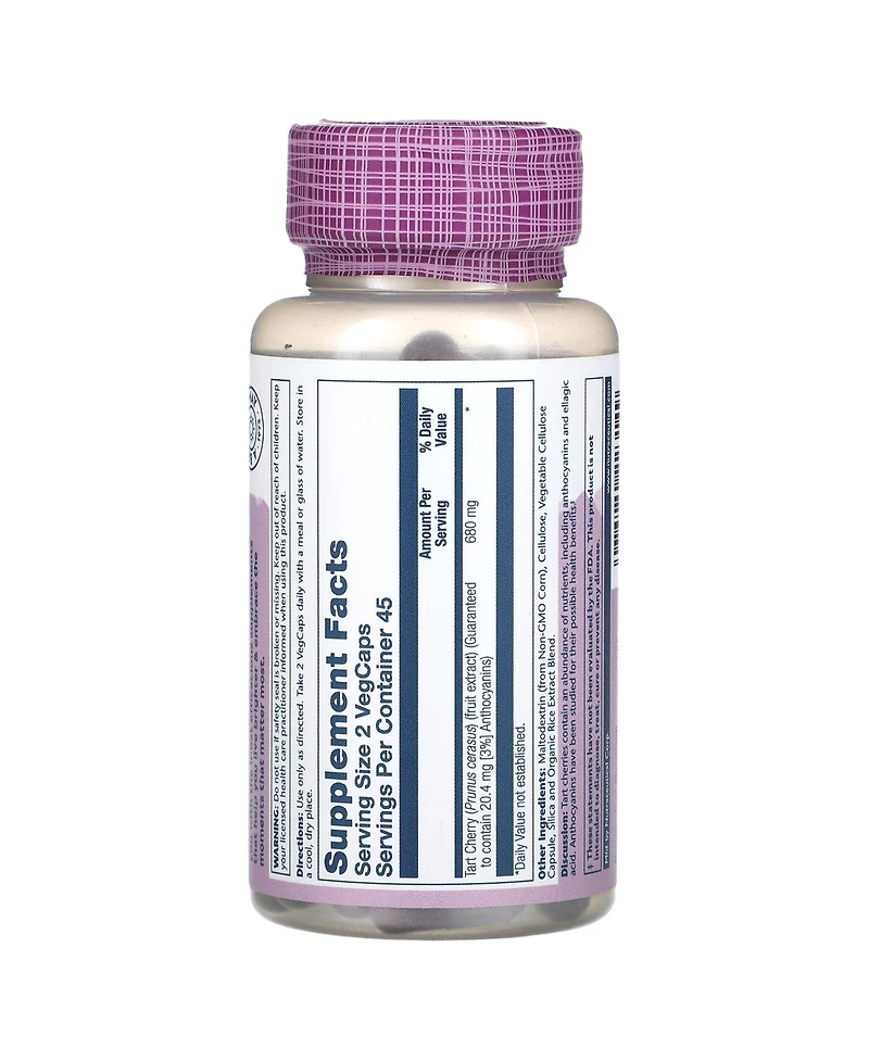 Solaray Vital Extracts Tart Cherry Triple Strength