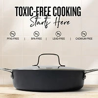 Alva Maestro 3.5Qt Ceramic Saute Pan with Lid - 9.5"