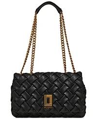 Karl Lagerfeld Paris Lafayette Leather Shoulder Bag
