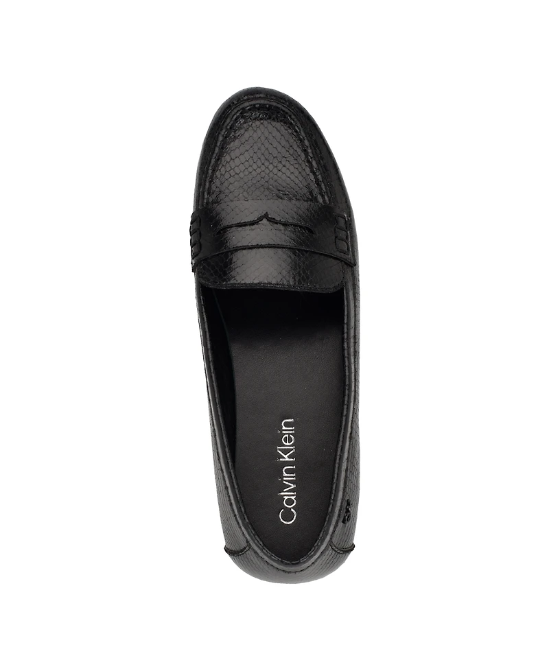 Calvin Klein Women's Lunya Slip-On Casual Flat Loafers