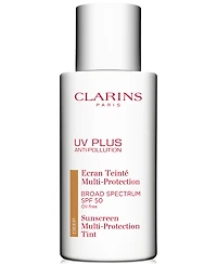 Clarins Uv Plus Anti-Pollution Tinted Face Sunscreen Spf 50