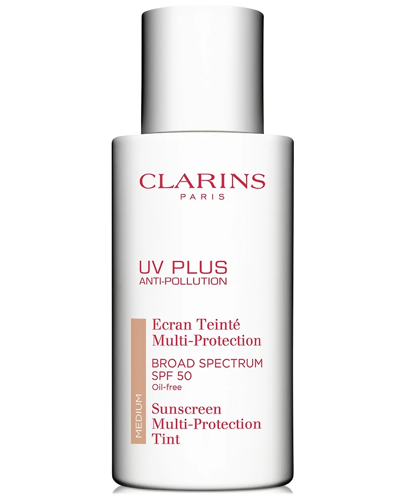 Clarins Uv Plus Anti-Pollution Tinted Face Sunscreen Spf 50