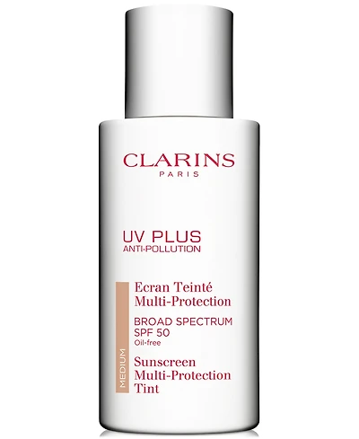 Clarins Uv Plus Anti-Pollution Tinted Face Sunscreen Spf 50