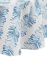 Izod Seagrass Stripe Water-Resistant Indoor and Outdoor Tablecloth
