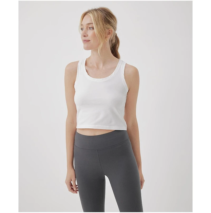 Pact Women's Cotton Cool Stretch Fitted Lounge Tank