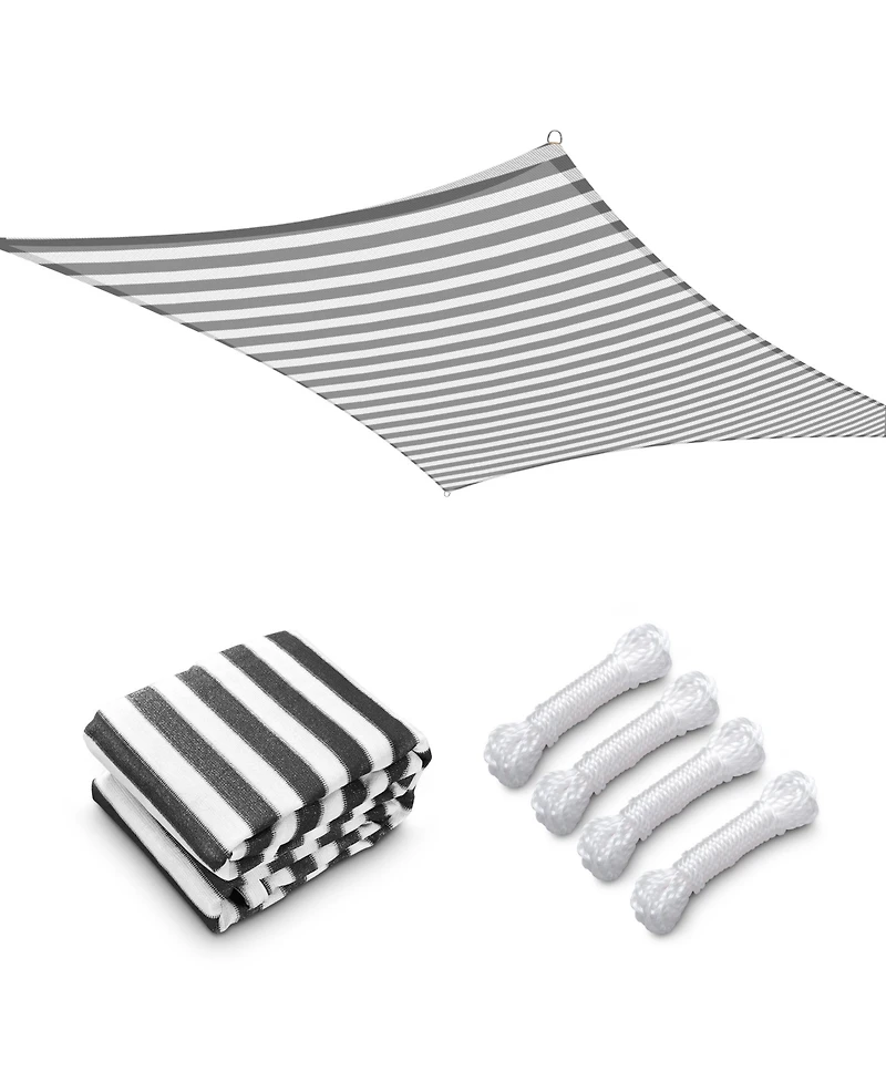 Yescom 23x20 Ft 95% Uv Block Hdpe Rectangle Sun Shade Sail Canopy Outdoor Patio Pool