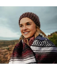 Authentic Large Handwoven Mexican Blanket - Durable Serape