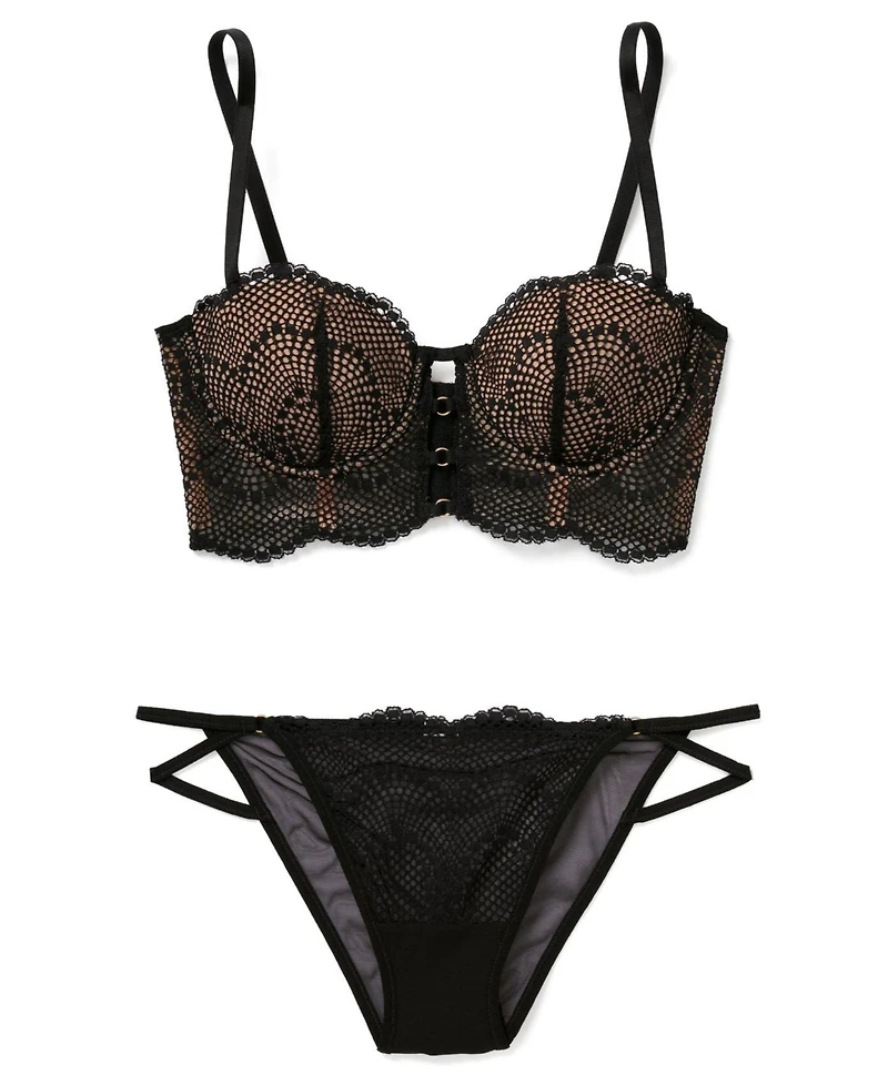 Adore Me Women's Margaritte Push Up Balconette Bra