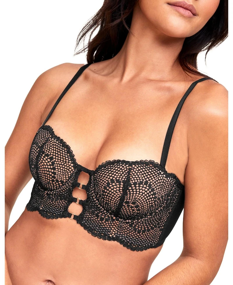 Adore Me Women's Margaritte Push Up Balconette Bra