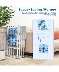 Slickblue Pieces Folding Beach Chair Camping Lawn Webbing