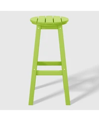 WestinTrends 29" Hdpe Outdoor Patio Round Bar Stool Set of 3