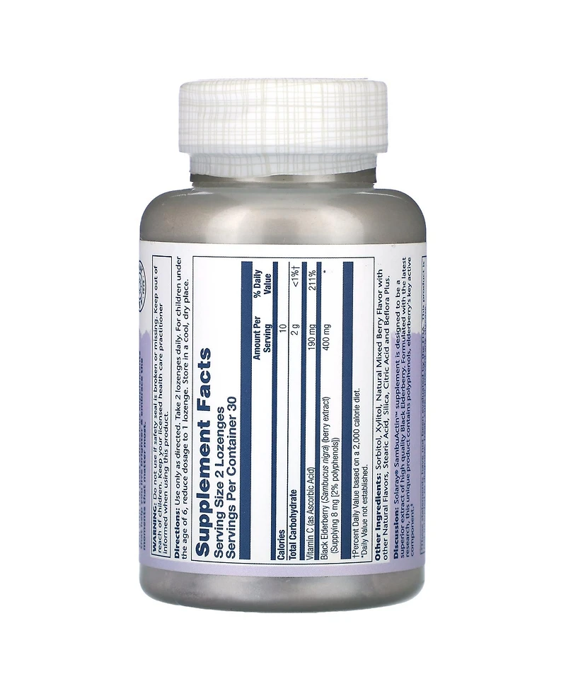 Solaray Black Elderberry With Sambuactin