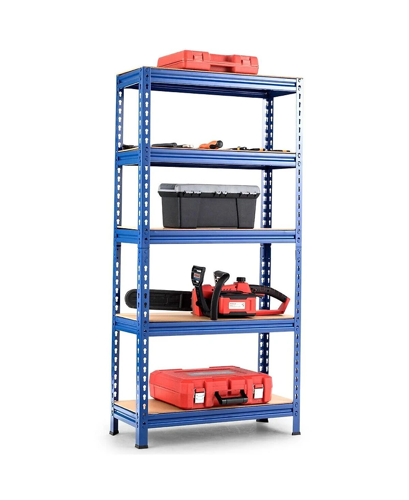 5-Tier Steel Shelving Unit Storage Shelves Heavy Duty Rack