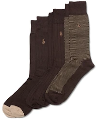 Polo Ralph Lauren Men's 3-Pk. Supersoft Birdseye Dress Socks