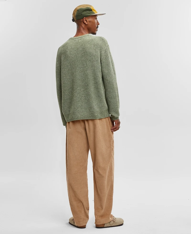 Mode of One Men's Long-Sleeve Relaxed Crewneck Sweater, Created for Macy's