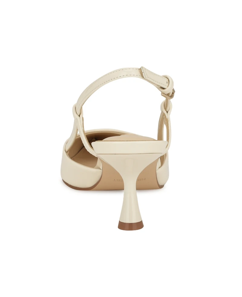 Nine West Women's Rhonda Kitten Heel Slingback Pumps