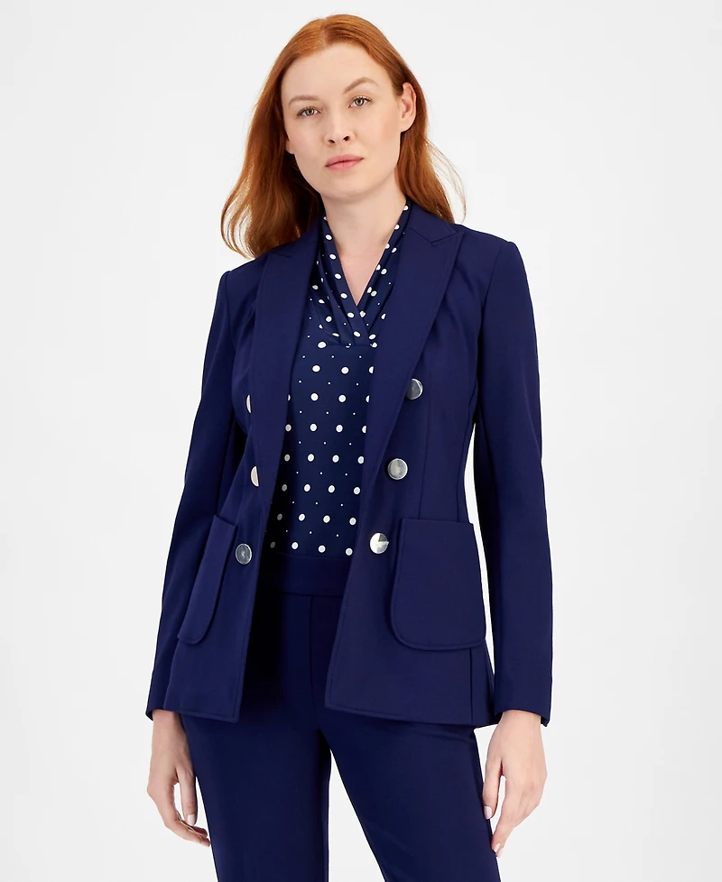 Anne Klein Women's Faux Double-Breasted Jacket