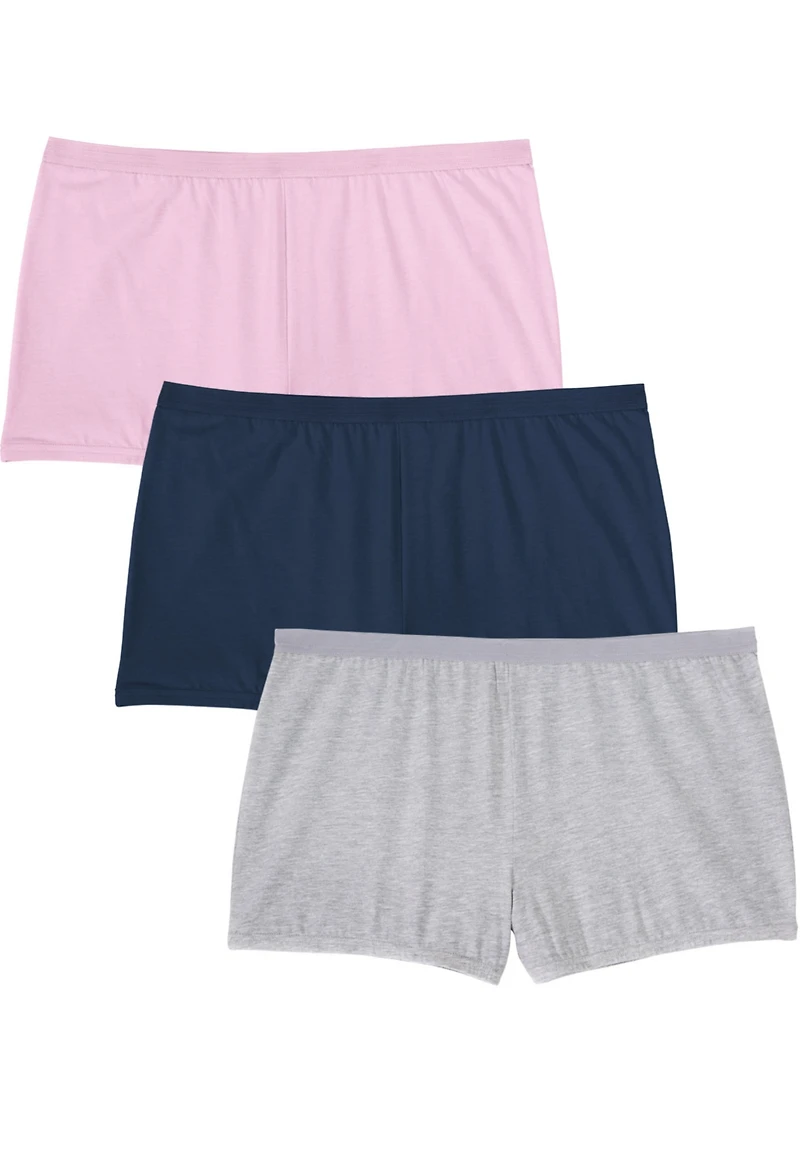 Comfort Choice Plus Boy Short 3-Pack