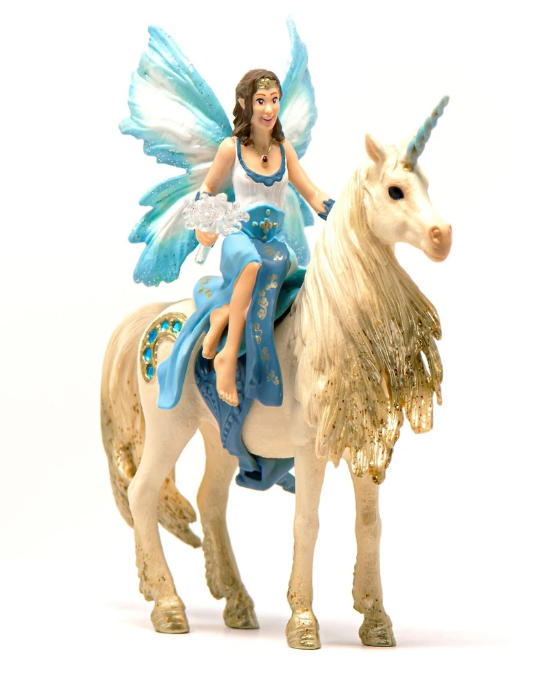 Schleich Bayala Eyela Riding On Golden Unicorn Playset