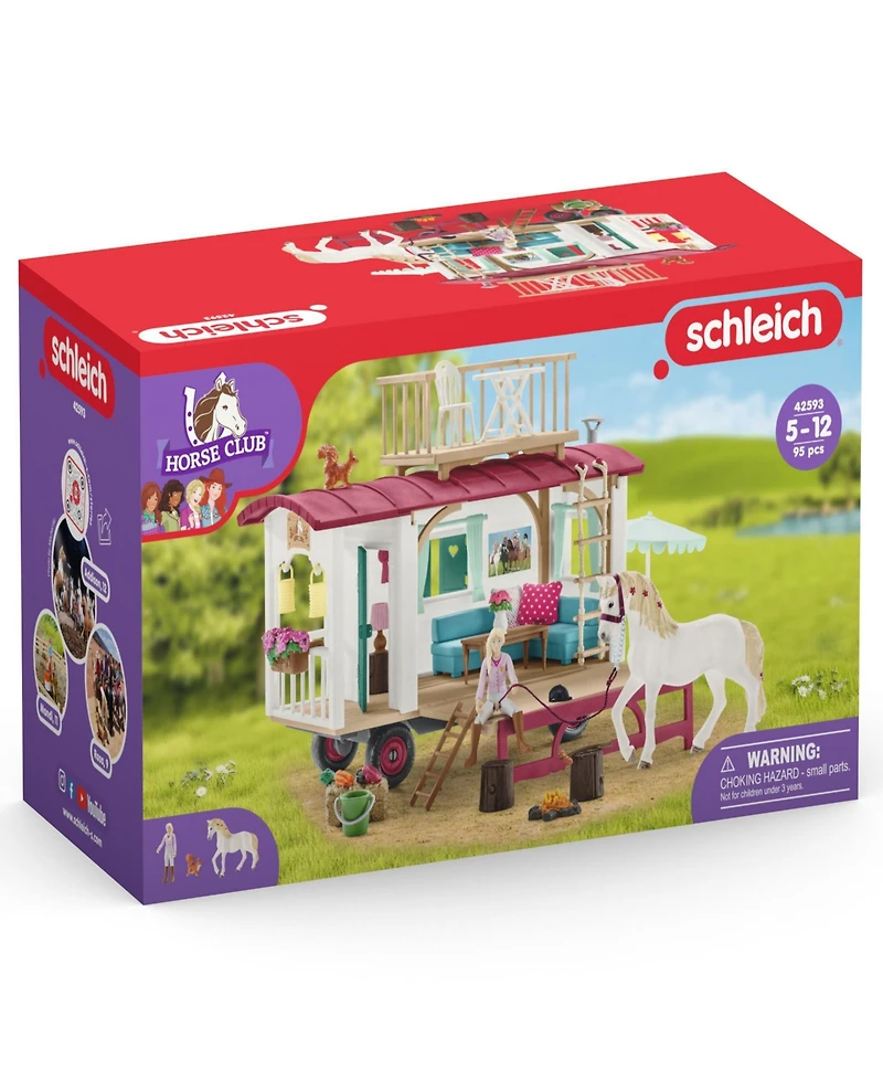 Schleich Horse Club Caravan For Secret Club Meetings Playset