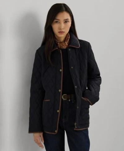 Lauren Ralph Lauren Womens Quilted Velboa Lined Coat P Xs Xxl