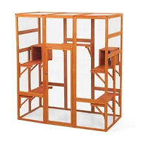 Streamdale Spacious Cat Enclosure with Multiple Perches and Condos