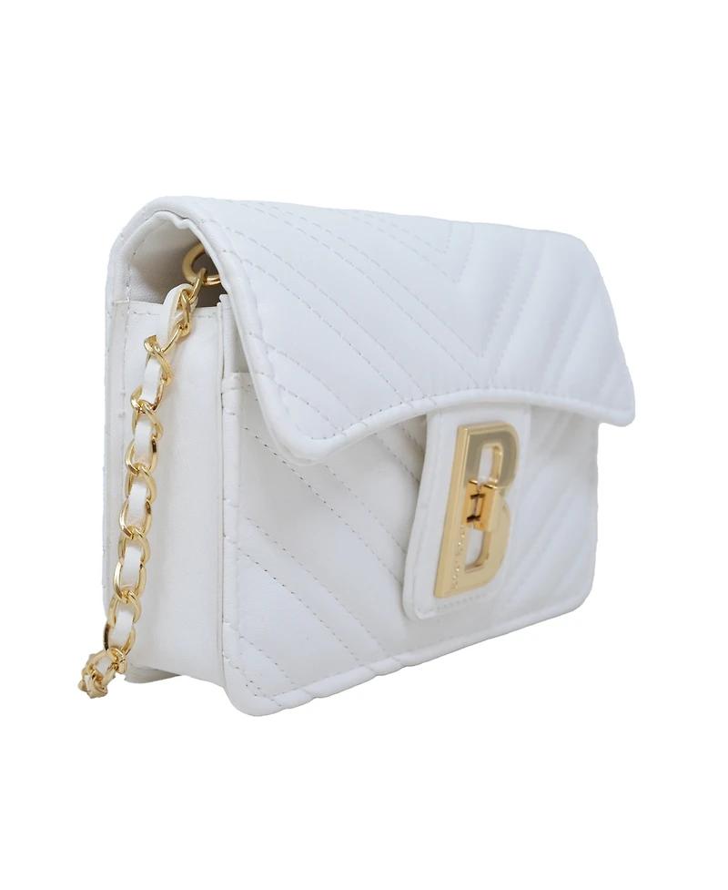 Bebe Rain Leather Crossbody Bag