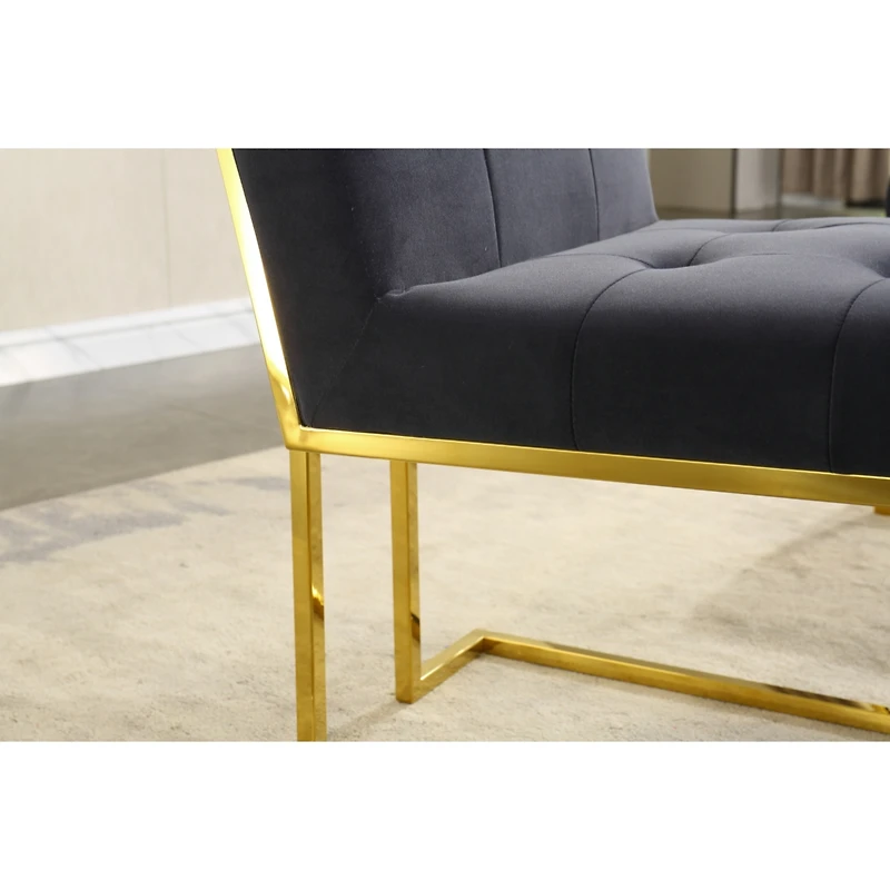 Streamdale Tufted Velvet Dining Chairs (Set of 2)