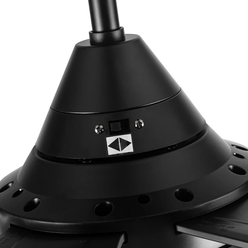 Streamdale 56 In Integrated Led Ceiling Fan Lighting With Black Abs Blade