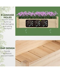 Spacious Double-Decker Garden Bed Maximize Space, Enhance Growth
