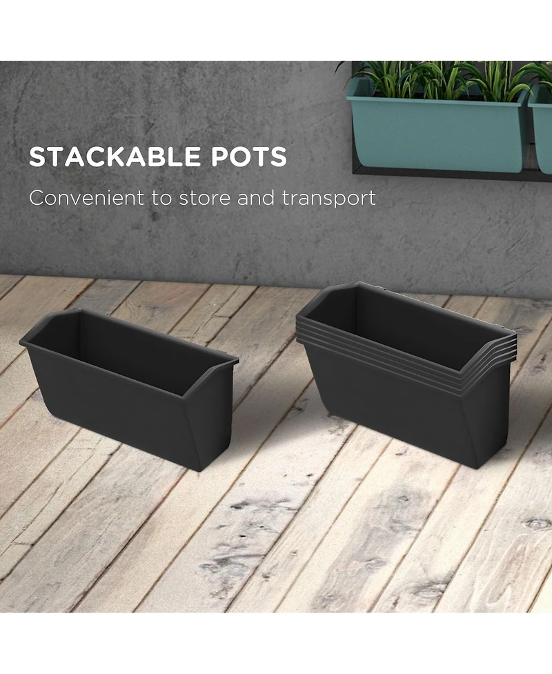 3-Tier Vertical Hanging Wall Planter for Outdoor and Indoor Spaces