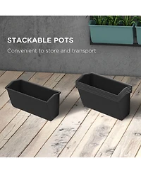 3-Tier Vertical Hanging Wall Planter for Outdoor and Indoor Spaces