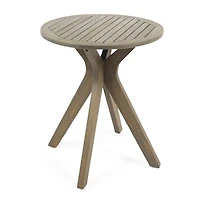 Streamdale Furniture Exquisite Acacia Wood Bistro Table for Sophisticated Outdoor Dining