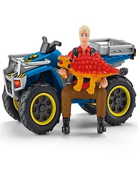 Schleich Dinosaurs Quad Escape From Velociraptor Playset