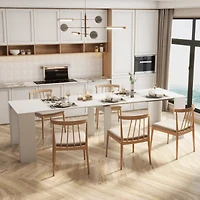 Simplie Fun Multifunctional extendable console table