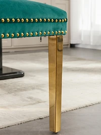 Contemporary Velvet Dining Chairs, Set of 2