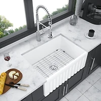 Streamdale 24" Ceramic Farmhouse Kitchen Sink