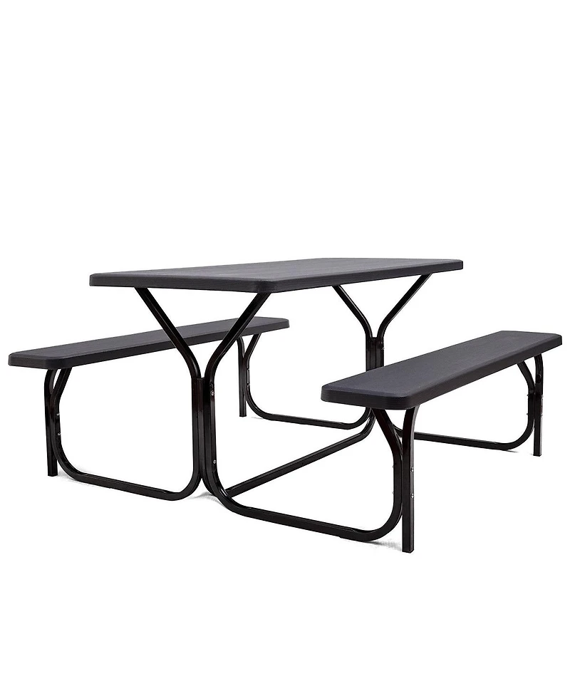 Slickblue Picnic Table Bench Set for Outdoor Camping