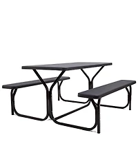 Slickblue Picnic Table Bench Set for Outdoor Camping