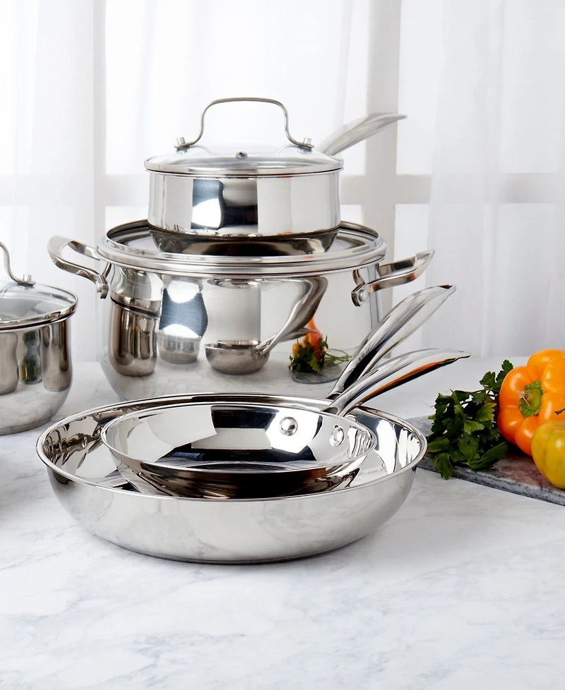Denmark Tools for Cooks 10 Pc. Stainless Steel Cookware Set
