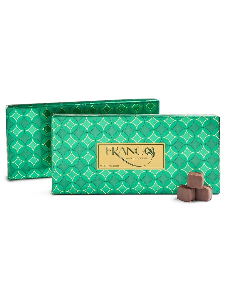 Frango Chocolates 2 Pack Holiday 1 Lb Wrapped Box of Mint Milk Chocolates, Created for Macy's