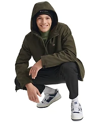 Champion Men's Performance Hooded, Faux Sherpa-Lined Peacoat Jacket