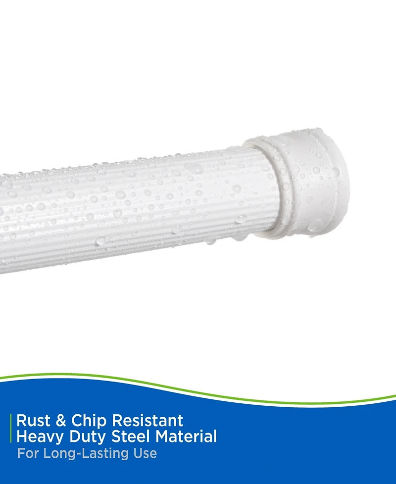 Kenney No Tools Spring Tension Utility Rod, 42-72"
