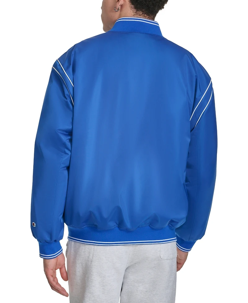 Champion Men's Varsity Logo Bomber Jacket