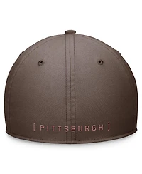 Nike Men's Brown Pittsburgh Pirates Statement Ironstone Performance SwooshFlex Hat