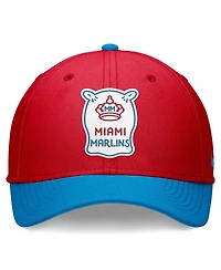 Nike Men's Red/Blue Miami Marlins 2024 City Connect Swoosh Flex Hat